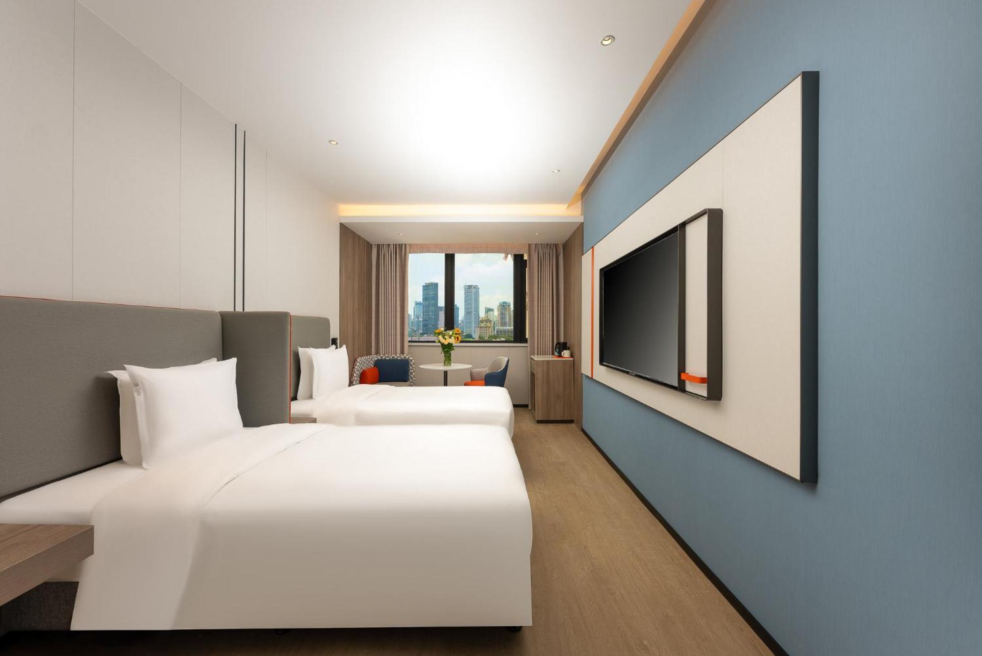 Holiday Inn Express Shanghai Jing'An Temple By Ihg Exteriör bild